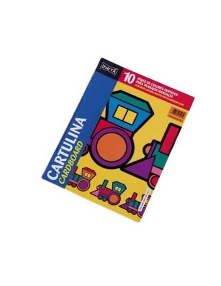 Bloc 10 Cartulinas 25 X 32 Cm Col Surtidos