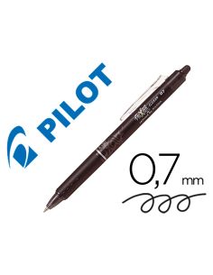Boligrafo Negro Pilot Frixion Clicker Borrable 0,7 Mm