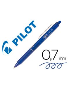Boligrafo Azul Pilot Frixion Clicker Borrable 0,7 Mm
