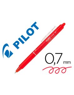Boligrafo Rojo Pilot Frixion Clicker Borrable 0,7 Mm