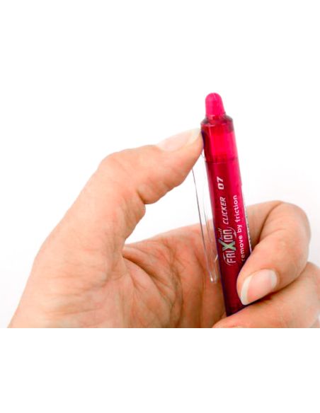 Boligrafo Rojo Pilot Frixion Clicker Borrable 0,7 Mm